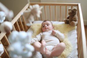 Jak nauczyć dziecko spać w łóżeczku?